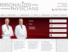 Tablet Screenshot of personalizedcardiology.com